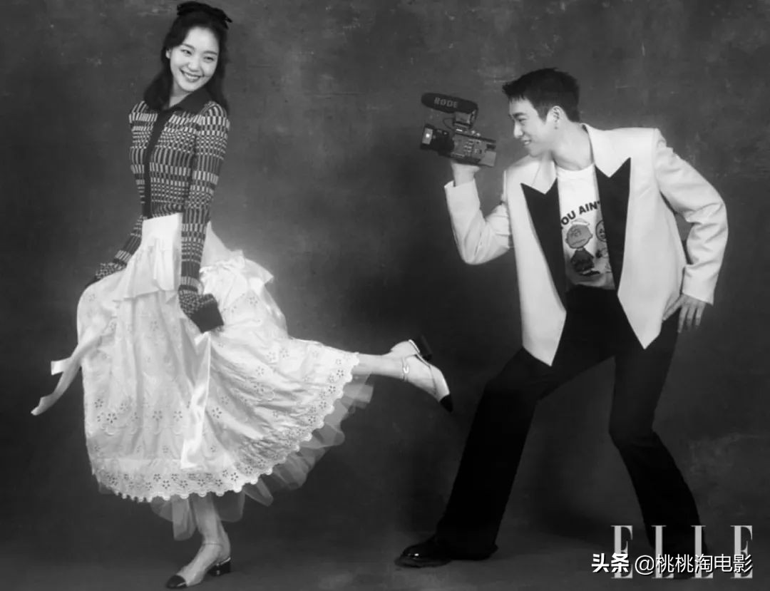 韩国女星金高银《ELLE》封面大片，烟熏妆羊毛卷酷劲十足