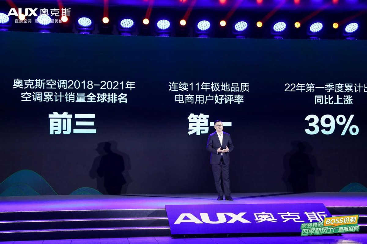 家装焕新 Boss价到奥克斯空调四季新风工厂直播盛典圆满举行