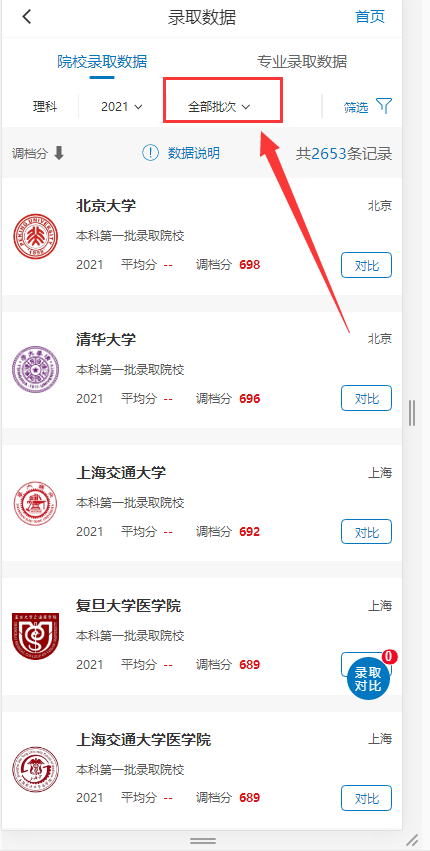 四川高考：理科2019-2021年一本投档分、位次数据汇总