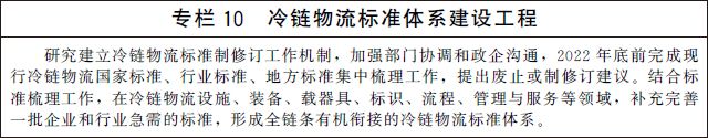 国务院办公厅关于印发“十四五”冷链物流发展规划的通知