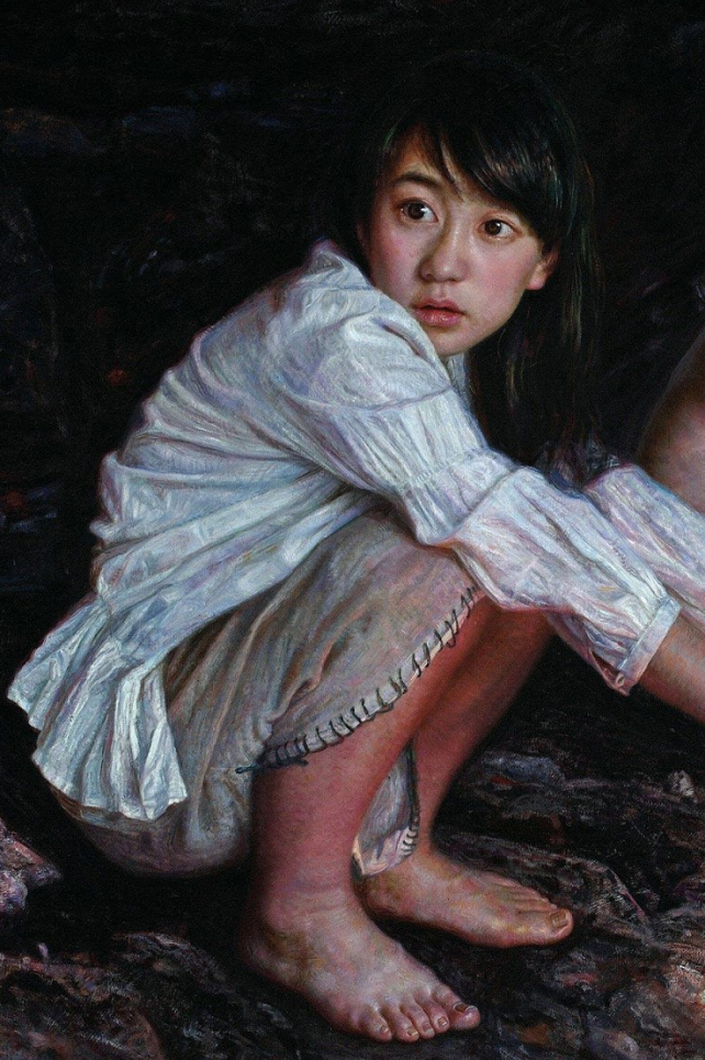 吴静涵笔下的少女，如此清纯