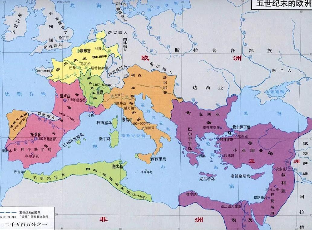 5分钟读懂神圣罗马帝国、德意志帝国、法兰克王国，3者之间的关系