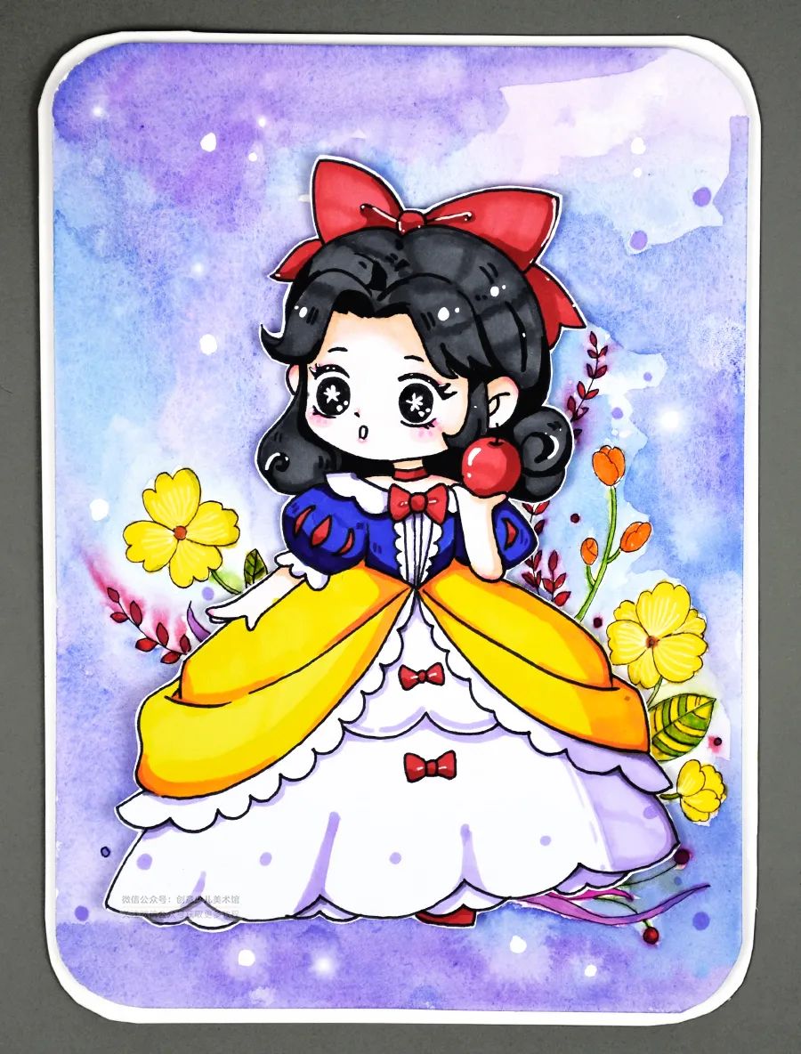 儿童画教程|春季国际动漫课程《趣绘迪士尼公主》