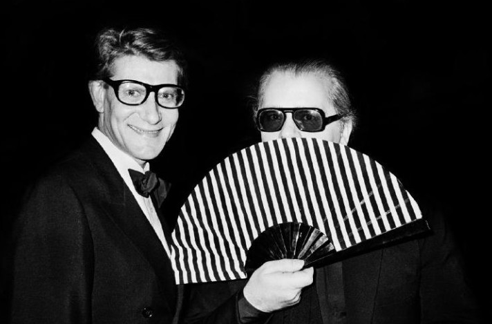 老佛爷和圣罗兰：年少成名亦敌亦友，却因同一个花美男陷入三角恋