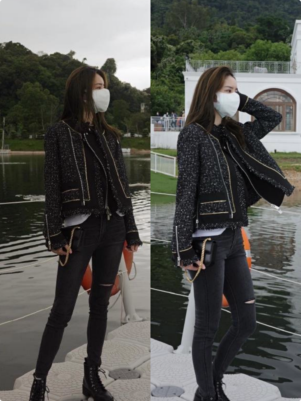 林峯为张馨月庆祝母亲节，与老婆贴脸合影笑容幸福，在线互相示爱