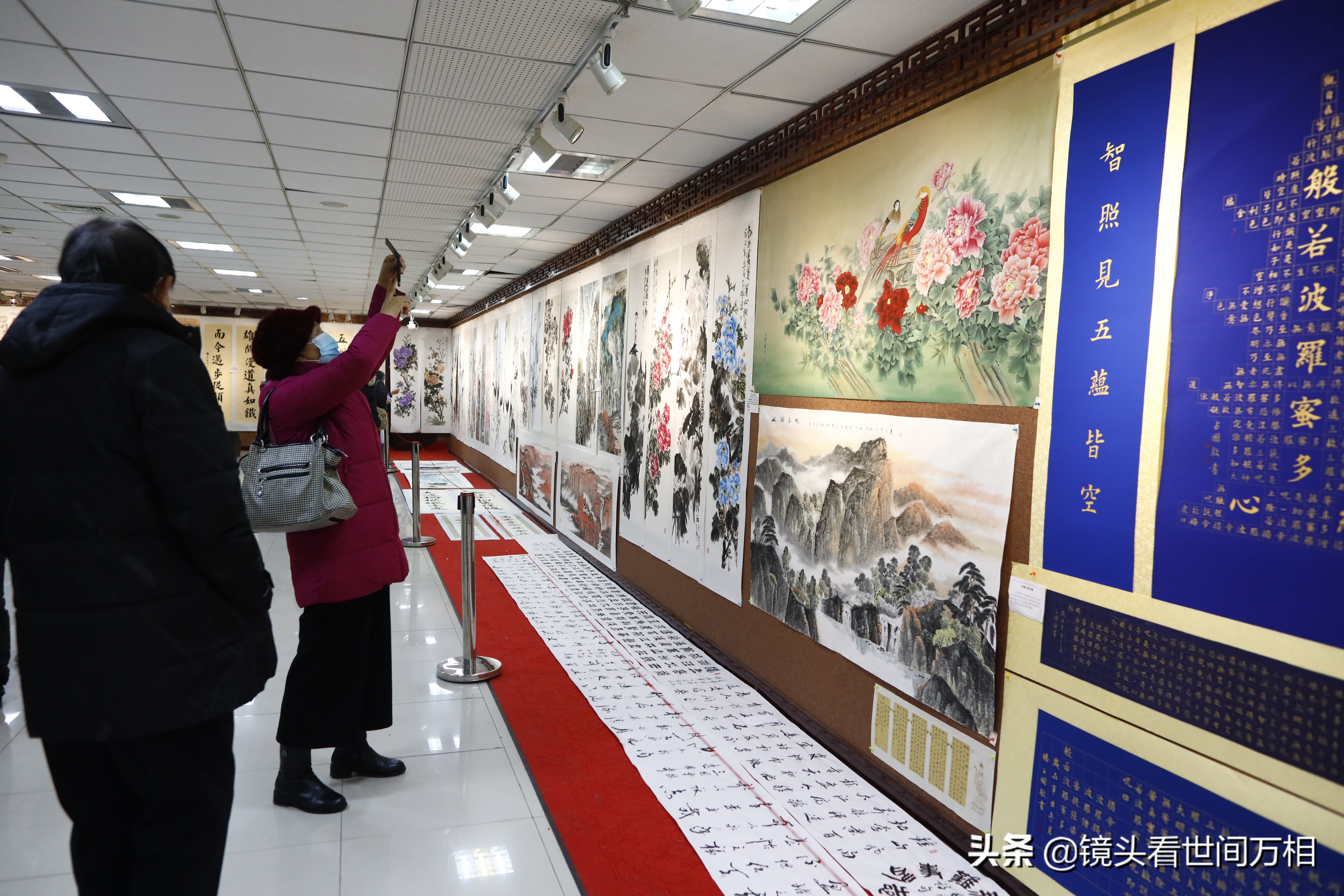 纪念毛泽东诞辰128周年书画展 在长春华联古玩城开幕