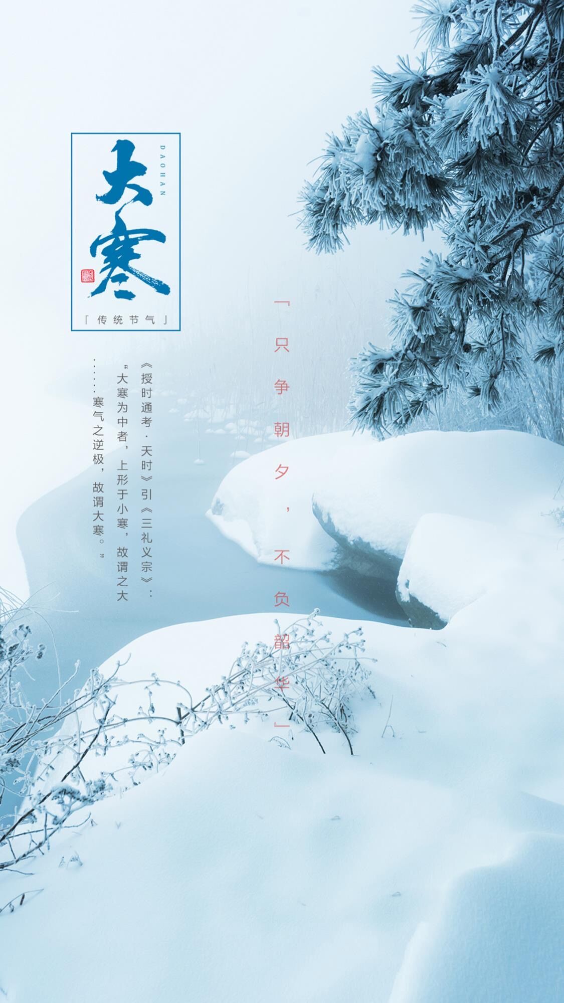 岁寒知春暖，苦尽即回甘——岁末大寒，新春之盼：大寒过后就是年