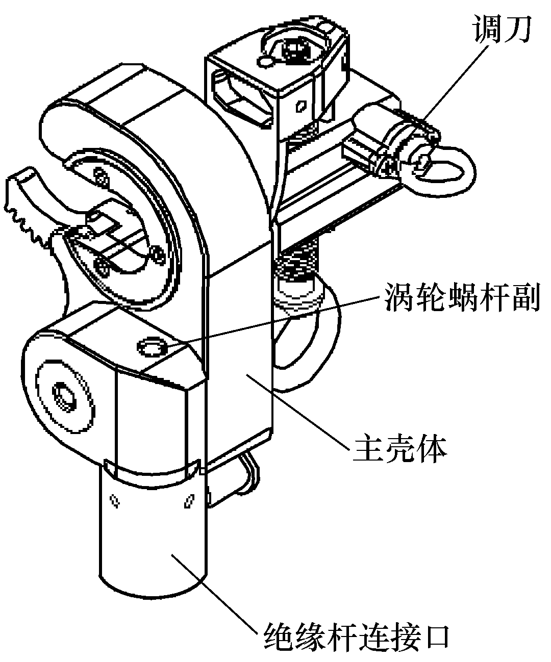 湖南電力公司科技人員設(shè)計(jì)出可快速更換作業(yè)臂的帶電作業(yè)機(jī)器人