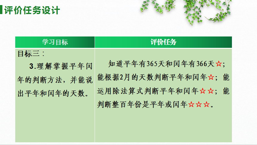 《年月日》——基于教学评一体化的课例设计
