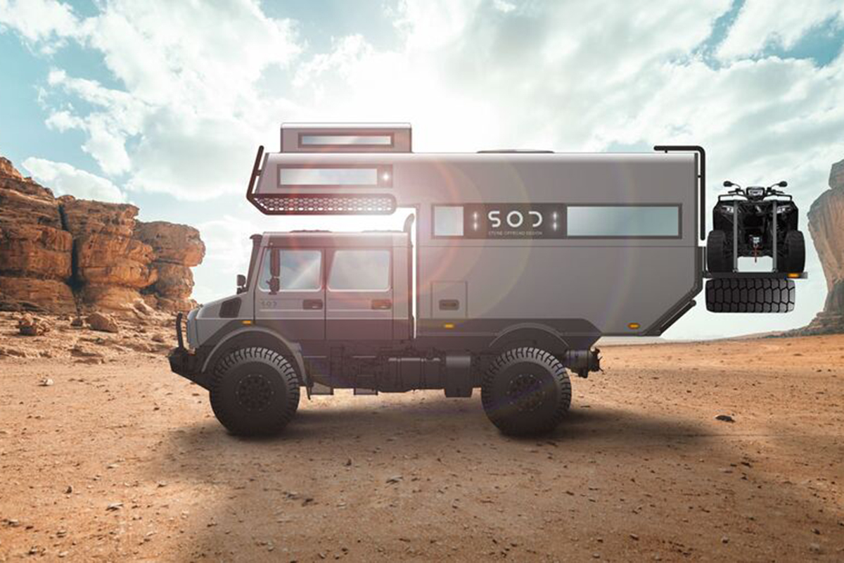 真正的越野4x4房车!大额头还带升顶,sod rise 4x4乌尼莫克亮相