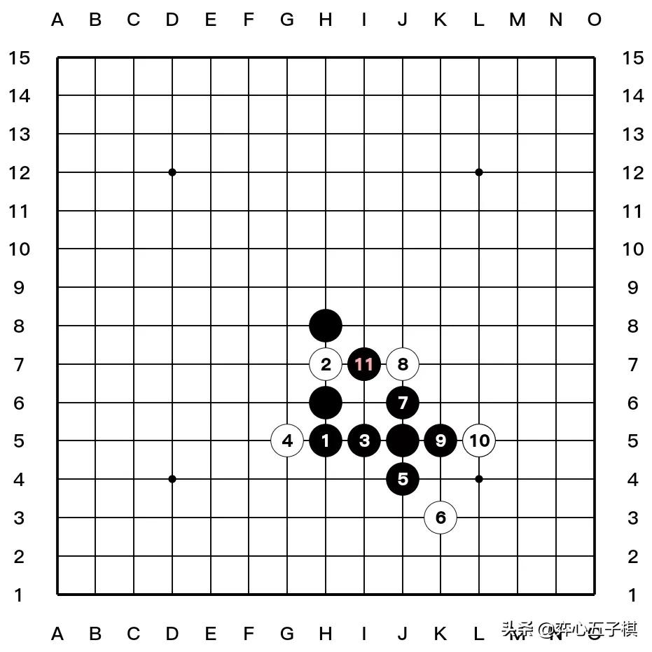 值得收藏的五子棋必胜棋型进攻路线演示37幅图
