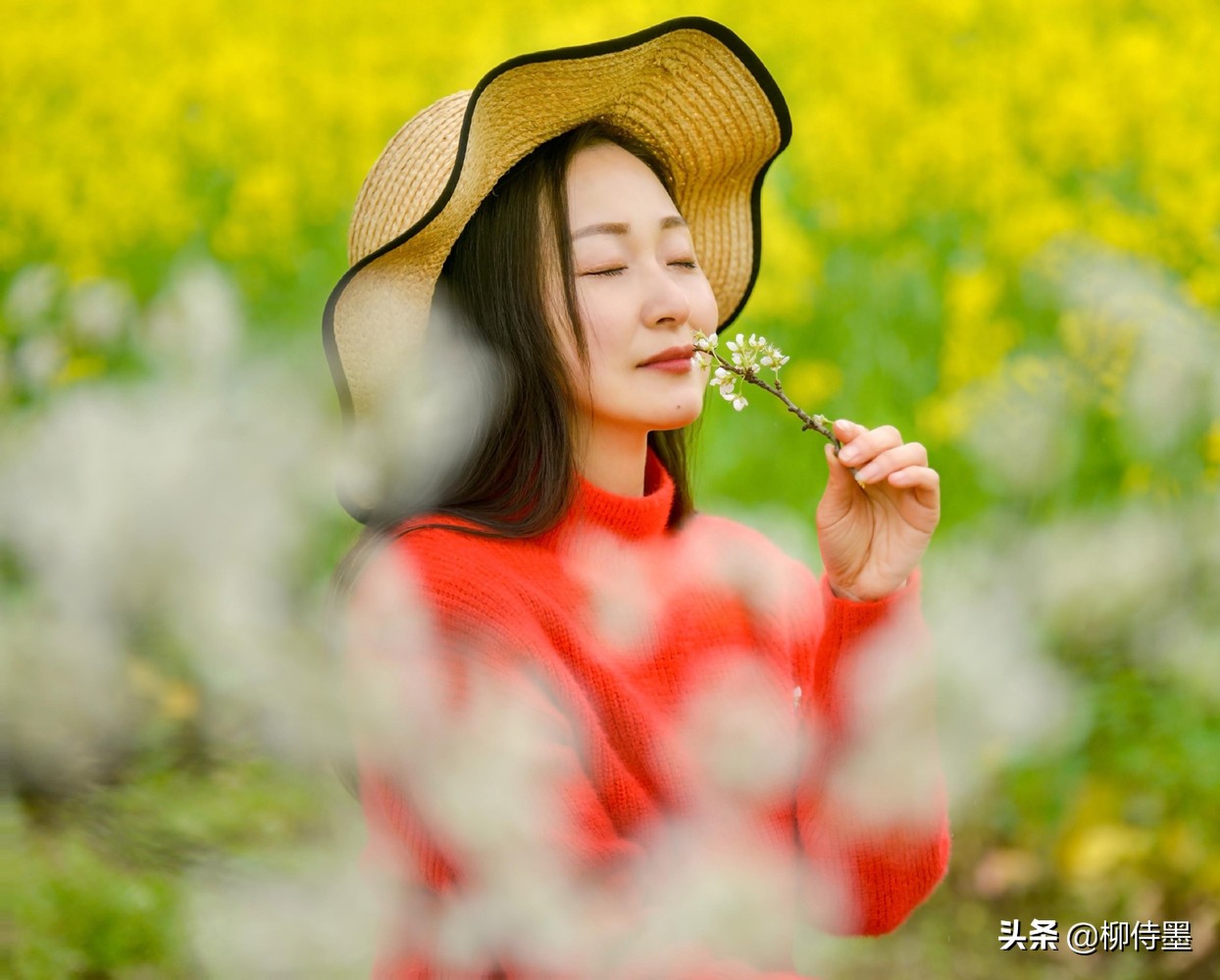 和鲜花一起拍人像，用3个简单易学的拍照方法，打造高质量的照片