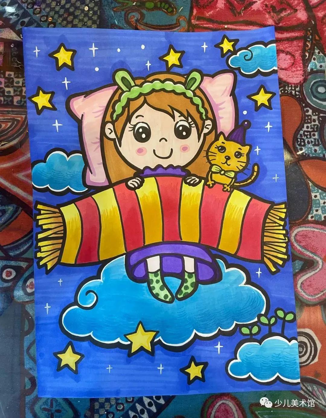 超好看的40幅创意儿童画,张张精品,经典收藏