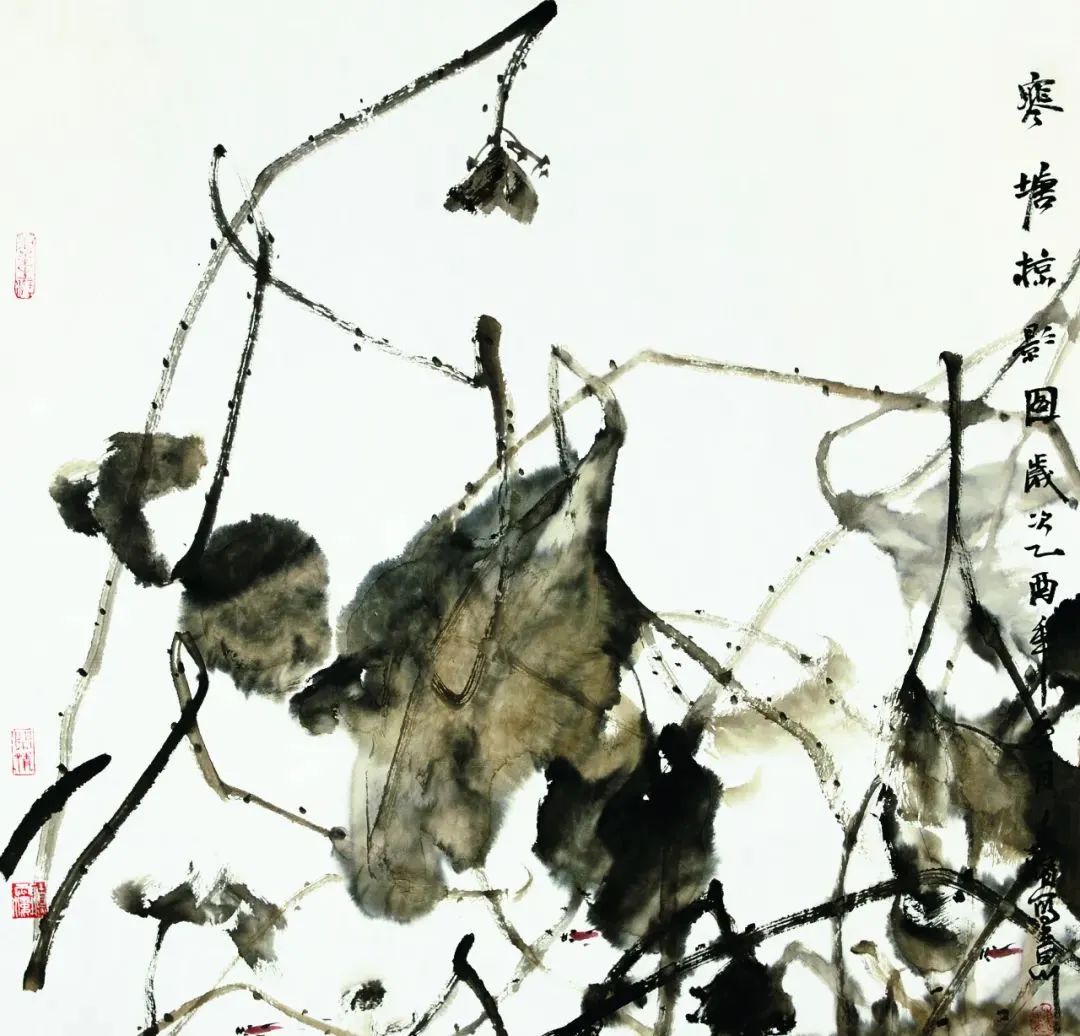 意境清远，笔墨雅洁的花鸟画