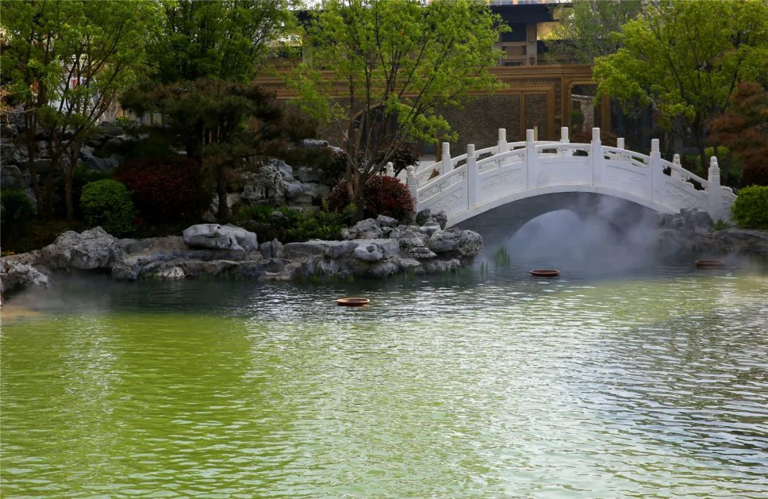 星河晋府园林美景欣赏最是春好处庭院满芳菲