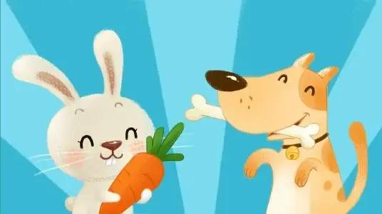 13小兔和小狗的童话故事简短 _飞翔号