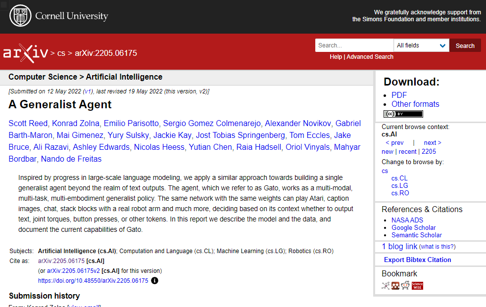 突破！从玩游戏到控制机器人，通用人工智能已可执行600多项任务