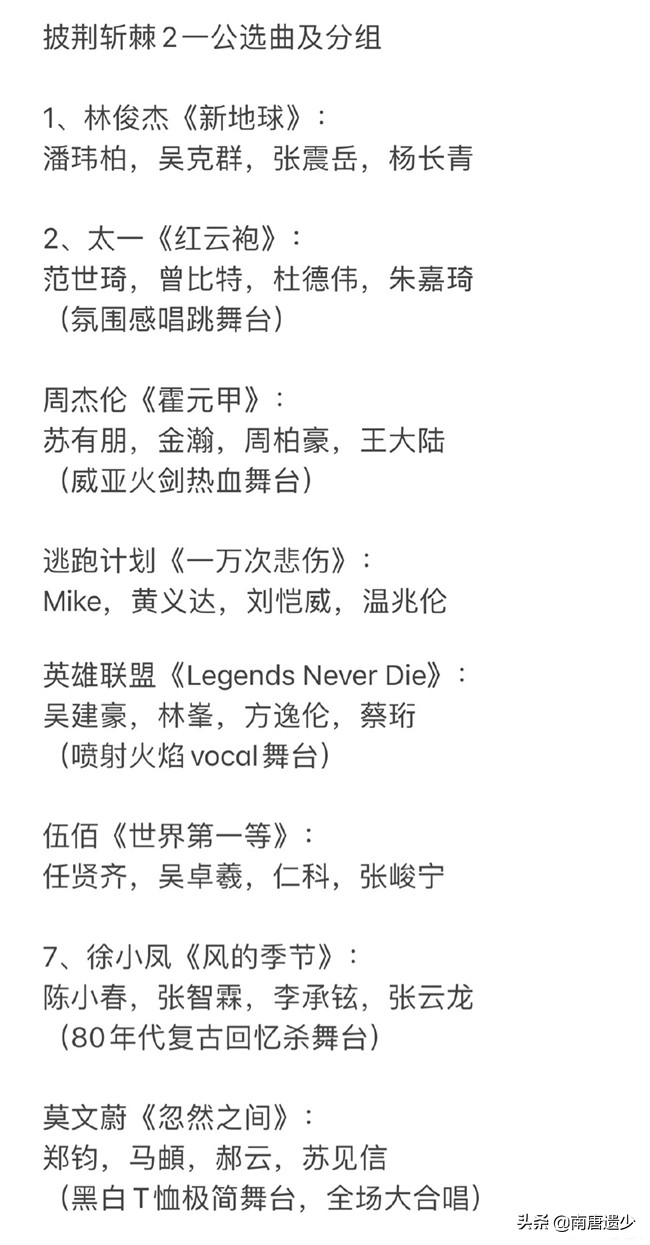 《披哥2》一公录制完毕，8个小组实力差距悬殊，潘玮柏领衔王炸组