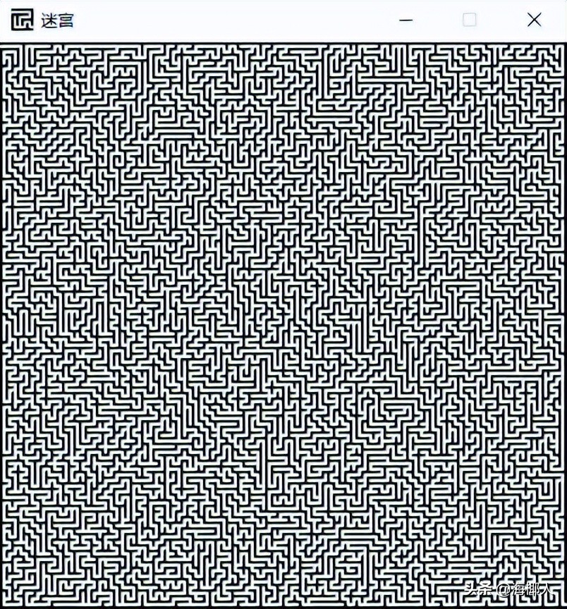 Python迷宫生成器