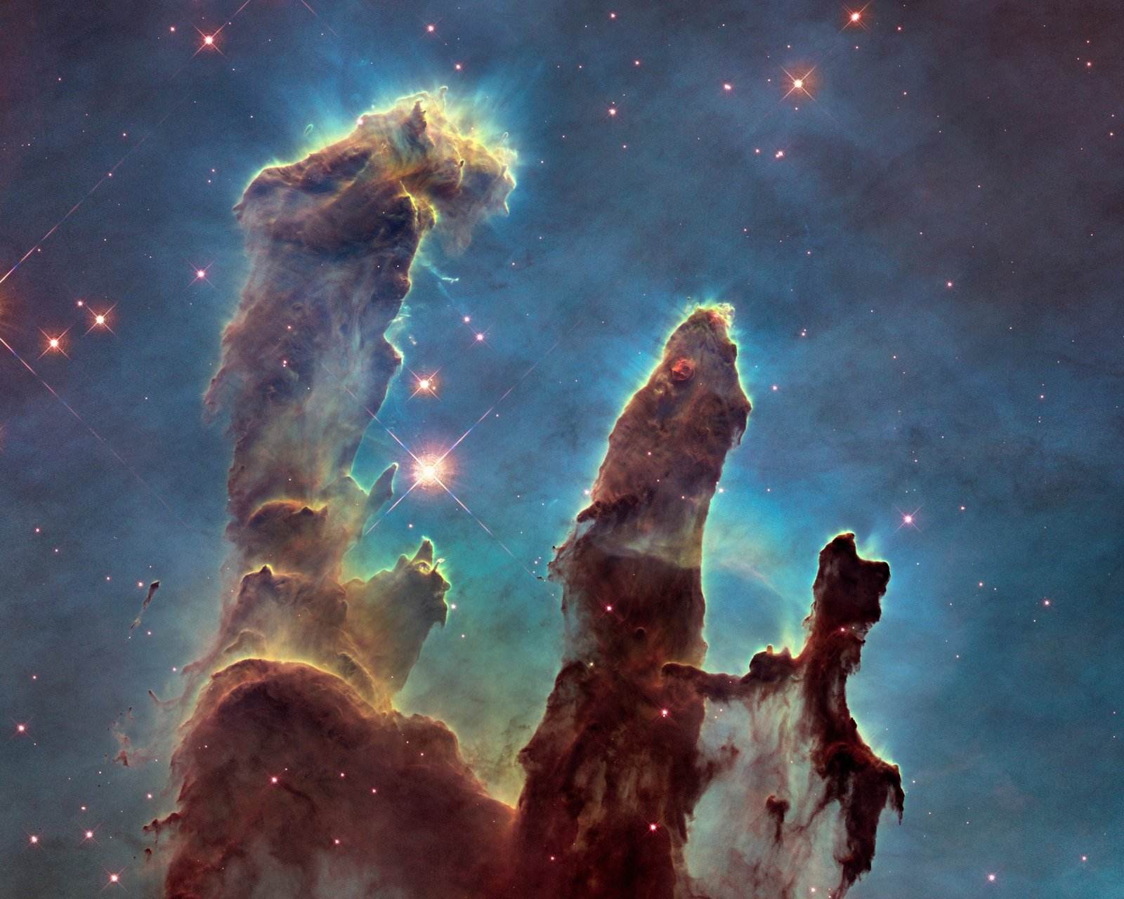 nasa公布哈勃拍到的照片!难道天堂藏在宇宙里?