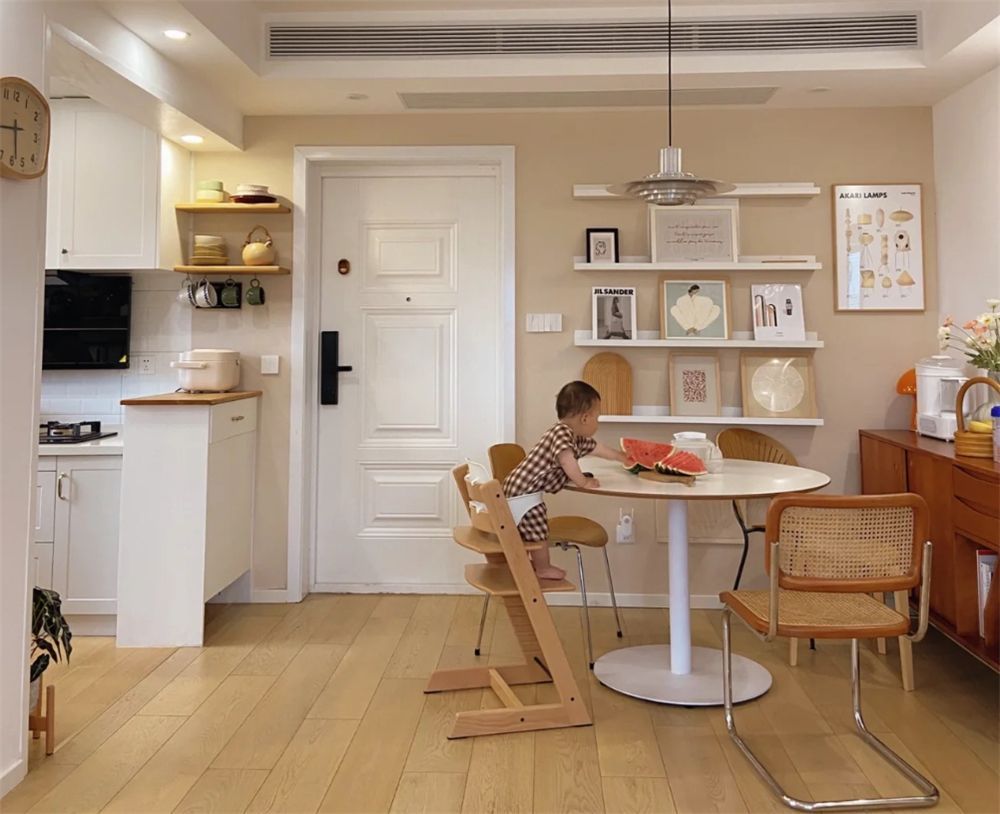 浙江一家三口买下89㎡小家，小三室格局紧凑，装修却温柔又舒适