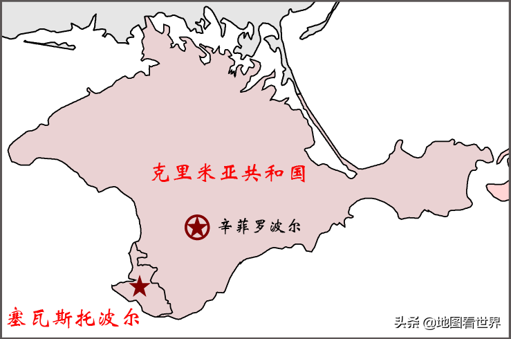 现实版乌克兰地图与官方版乌克兰地图有什么不一样？