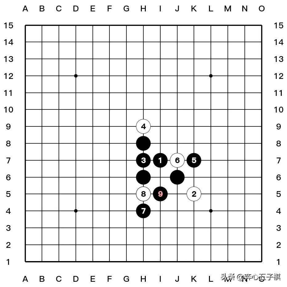 值得收藏的五子棋必胜棋型进攻路线演示37幅图