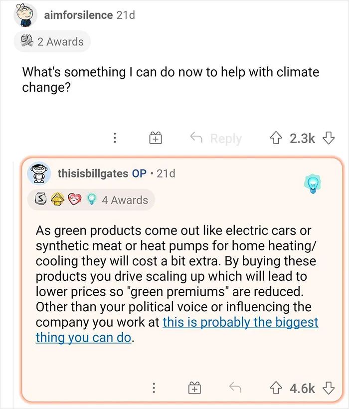 比尔盖茨让网友们问他