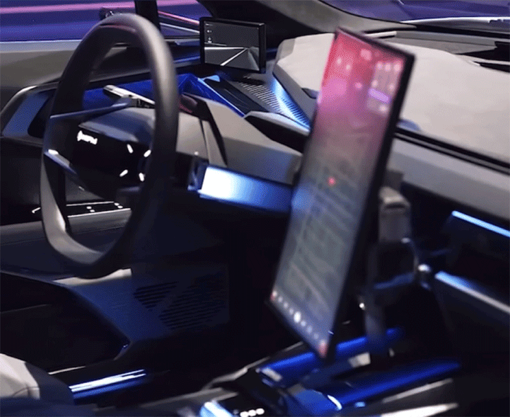 高合汽车 HiPhi Z 展示：中控屏支持旋转，现已开启预约