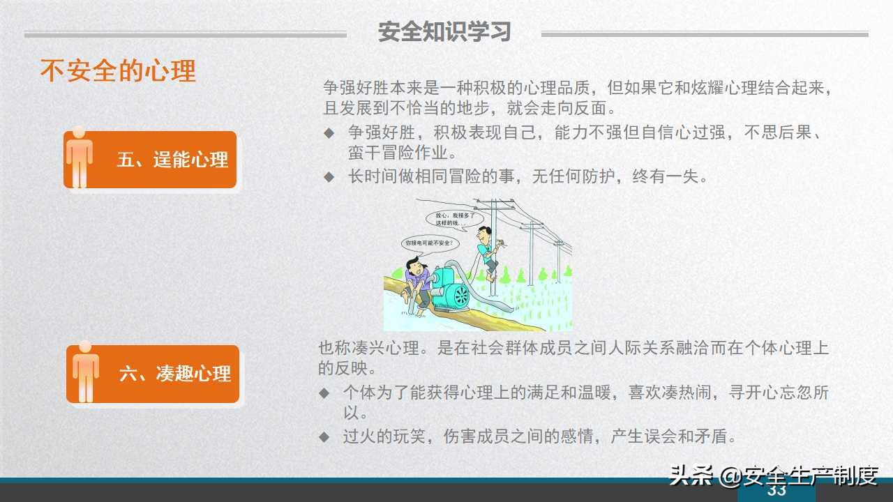 安环部员工安全意识专题培训（109页）