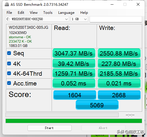 固态硬盘矿难后不到半价！WD明星SN7502TB省1000多元健康变红不良