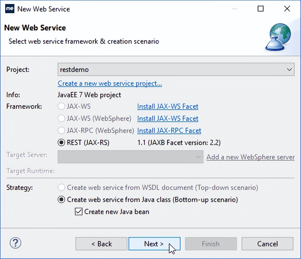 Java IDE MyEclipse 使用教程：创建一个新的 REST Web 服务