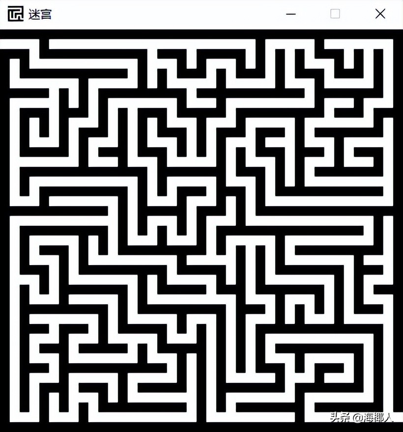 Python迷宫生成器