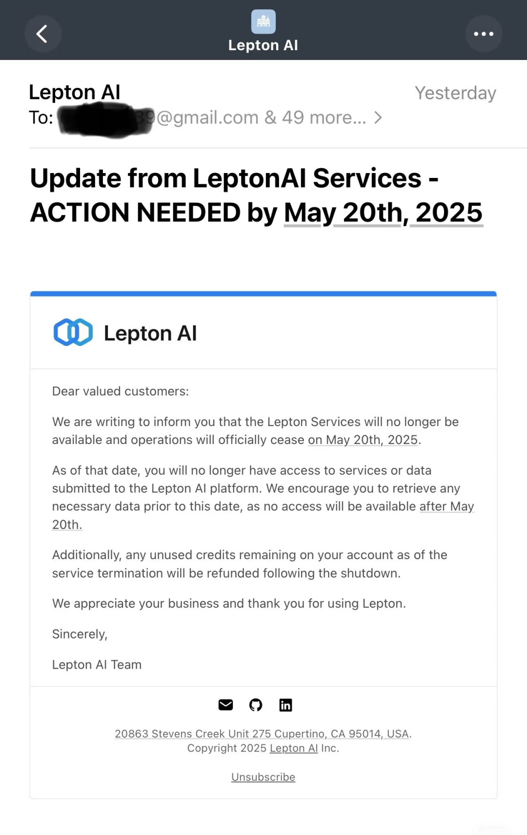 英伟达终止 Lepton AI 运营！禁新用户注册、注销官推，贾扬清创业生意被收购，两年后再回大厂