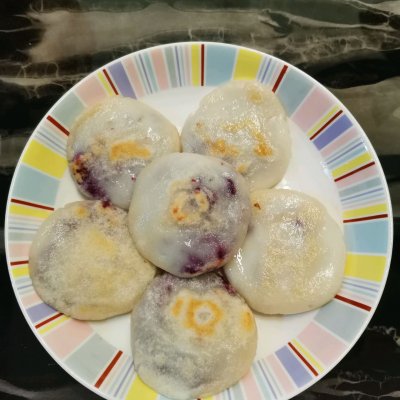 紫薯餅,紫薯餅的做法