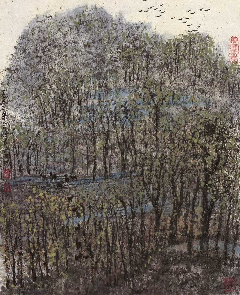 安正中艺术展登陆北京画院，百余件作品展现质朴西北风情