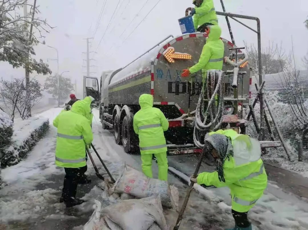 闻声而动，园区担当！济南新材料产业园区全力做好雨雪寒潮天气防范应对工作