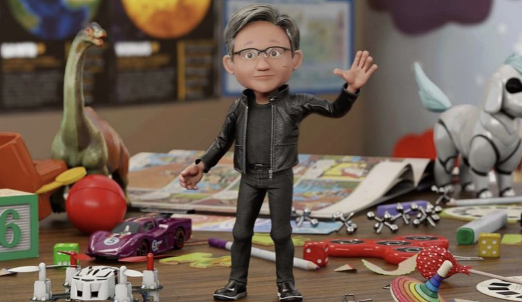 英伟达加速构建“元宇宙”底层技术 黄仁勋化身玩偶对答如流