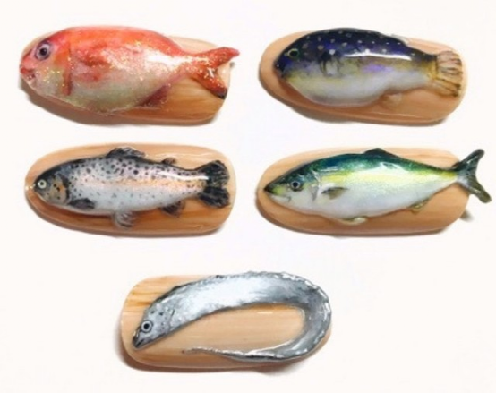 日本艺术美甲：酱油、陶俑、梭子鱼… 网友：冷门可以，但不要邪门