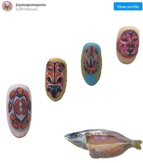 日本艺术美甲：酱油、陶俑、梭子鱼… 网友：冷门可以，但不要邪门