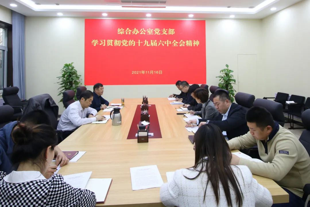 济南新材料产业园区各支部认真学习贯彻党的十九届六中全会精神