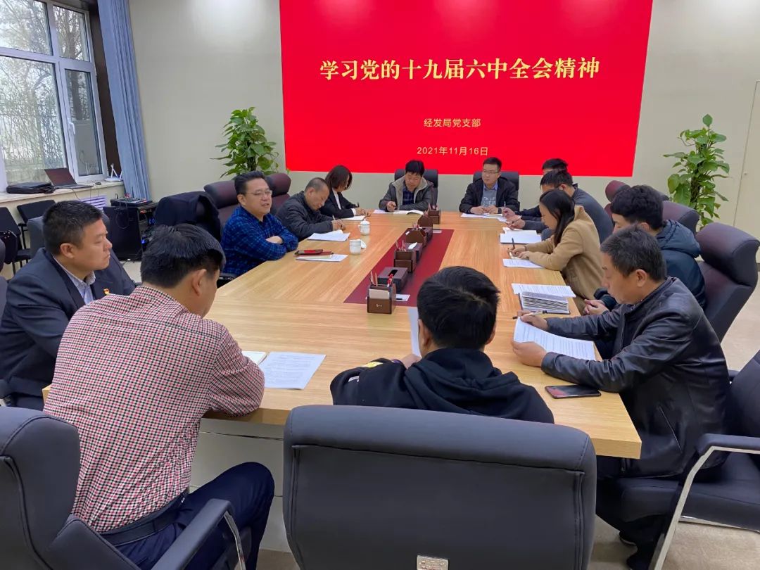 济南新材料产业园区各支部认真学习贯彻党的十九届六中全会精神