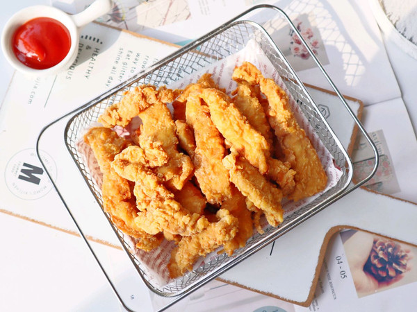 炸雞柳,炸雞柳的制作方法和過程
