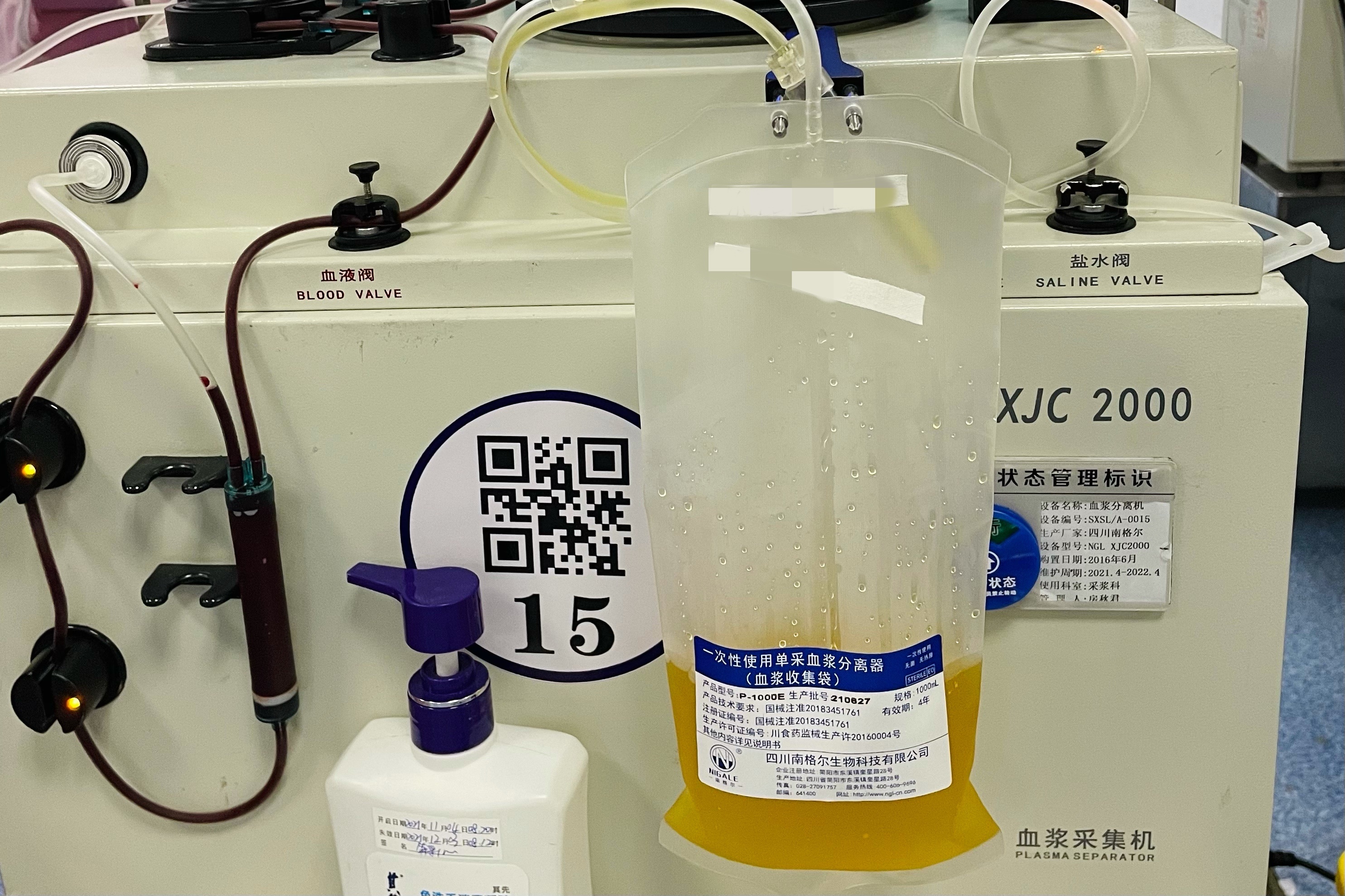 双林生物为什么停牌(每年湛江约有6.6万人次献血浆)