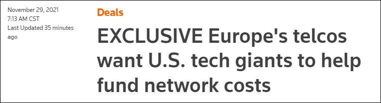 11��ŷ�޵��Ź�˾Ҫ�������Ƽ���ͷ��Ǯ��������̫����