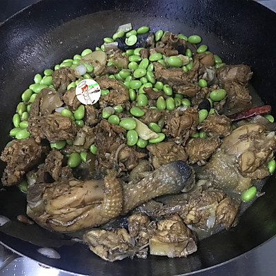 毛豆烧鸡,毛豆烧鸡的家常做法