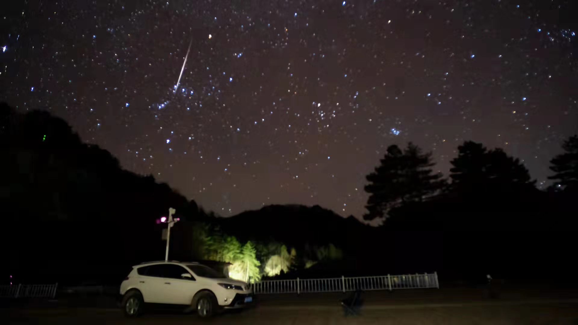 @河南人在线许愿：双子座流星雨洛阳观测现场视频