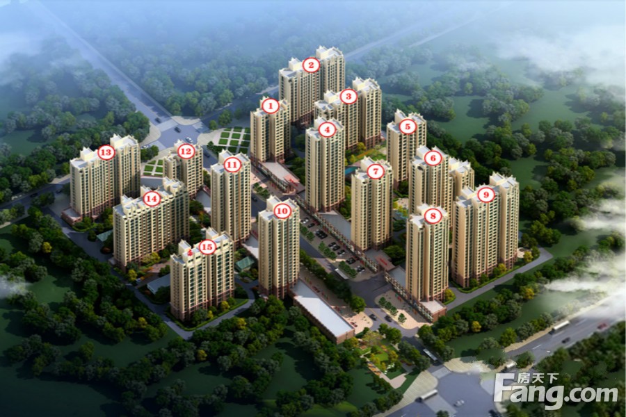 信都区超高人气小区海德花园 VS 三峰万和城？