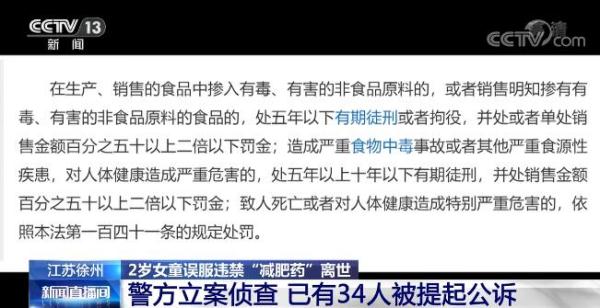 两岁女童误服母亲购买的违禁“减肥药”离世 又是西布曲明