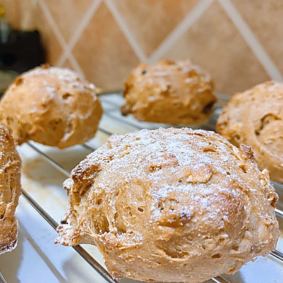 全麦燕麦面包 无油低糖快手